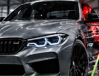 Performance car featured on the Revolution leaflet